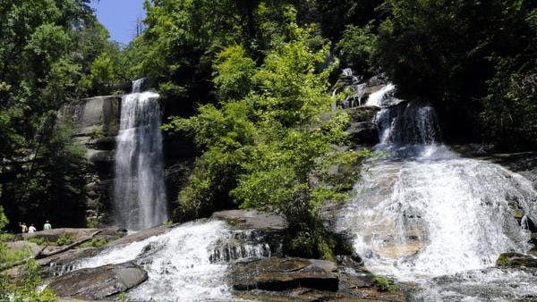 Twin Falls in Pickens County, S.C.