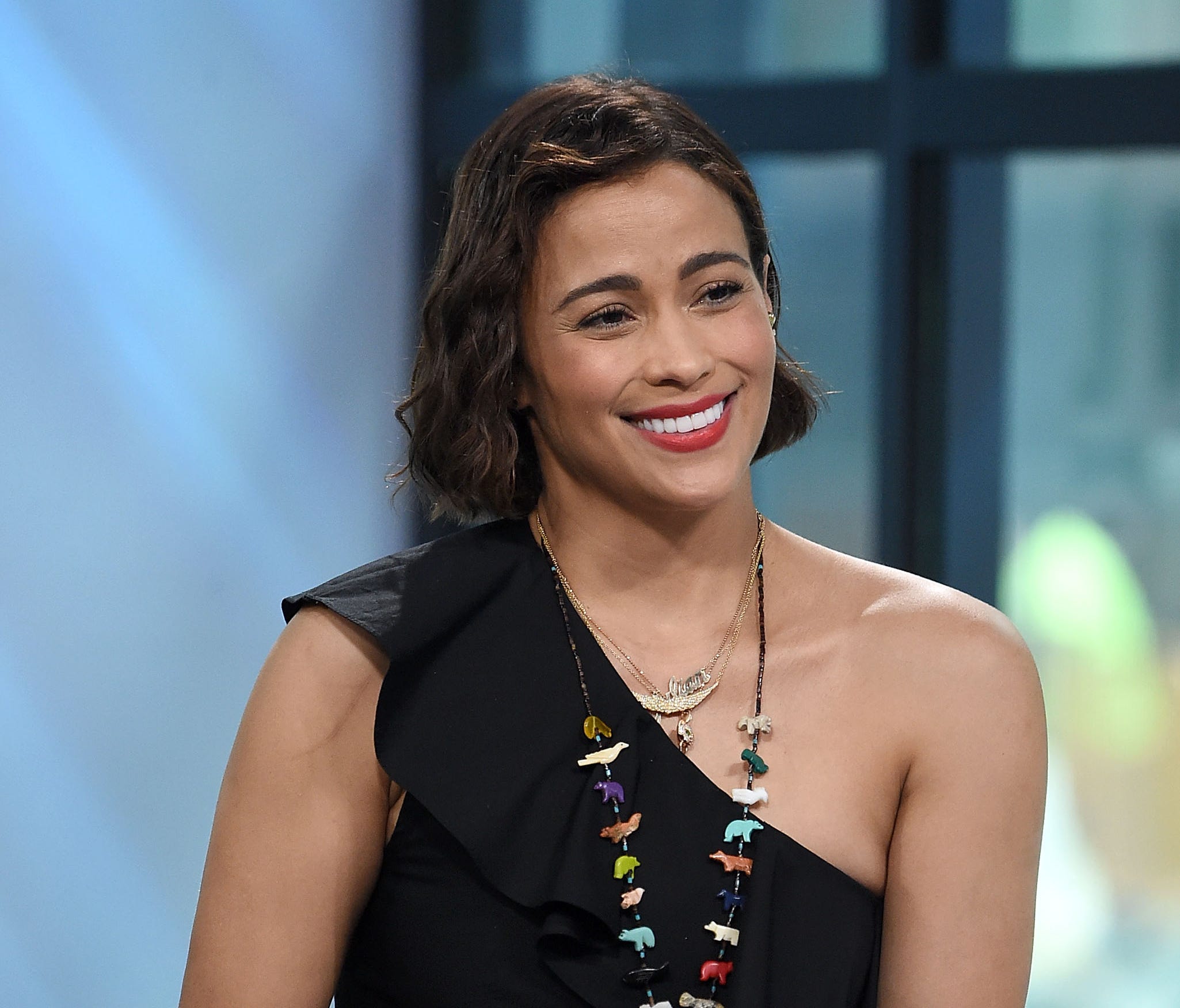 Paula Patton had a whirlwind press tour Monday.