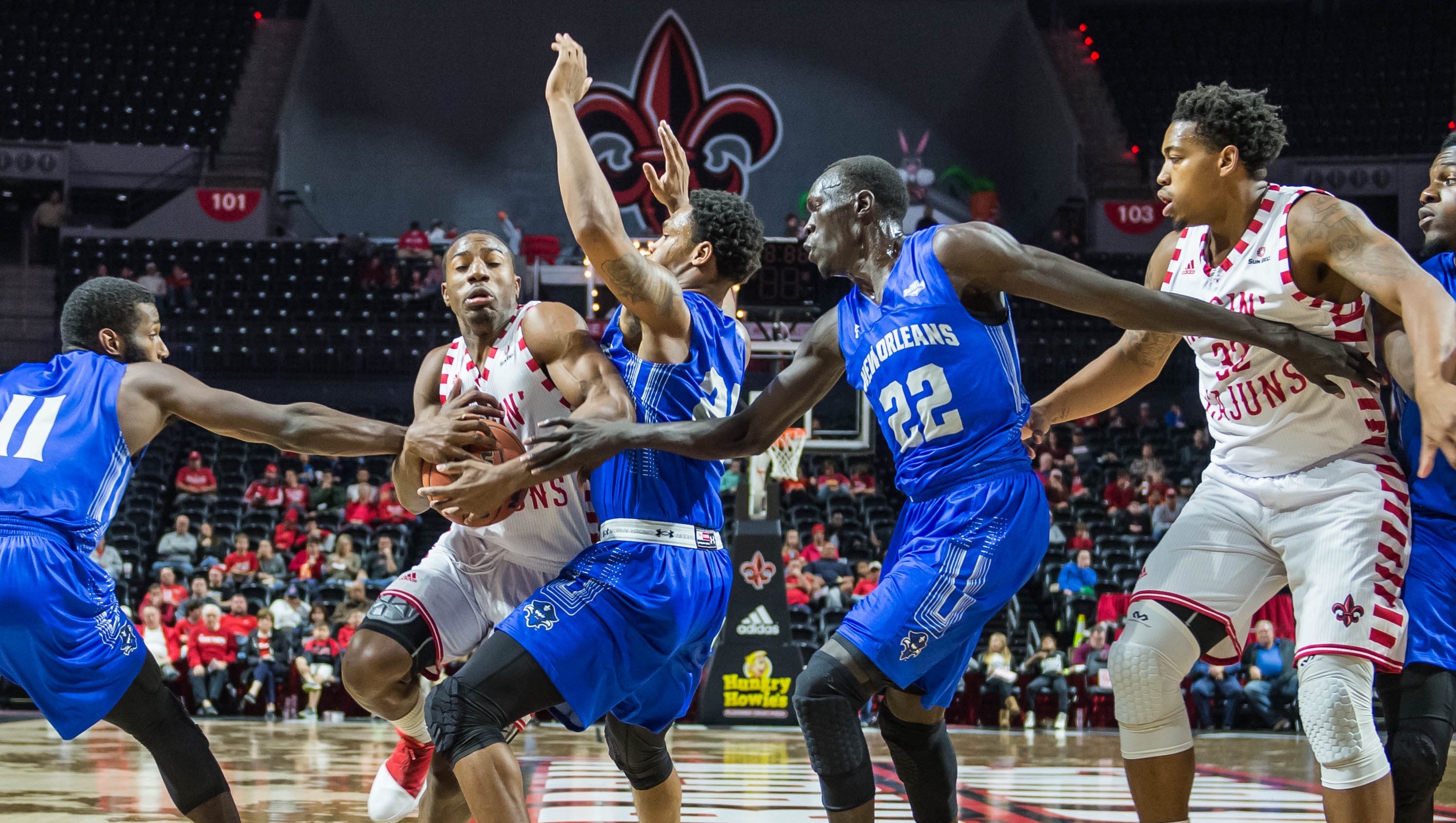 UL basketball Cajuns Stove, Washington sense the end is near