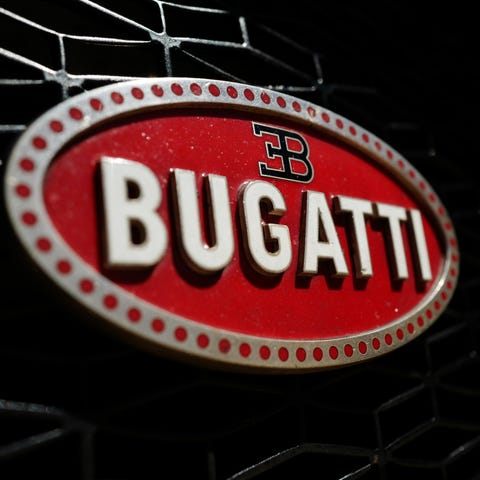 Bugatti's iconic logo — which adorns the new $3...