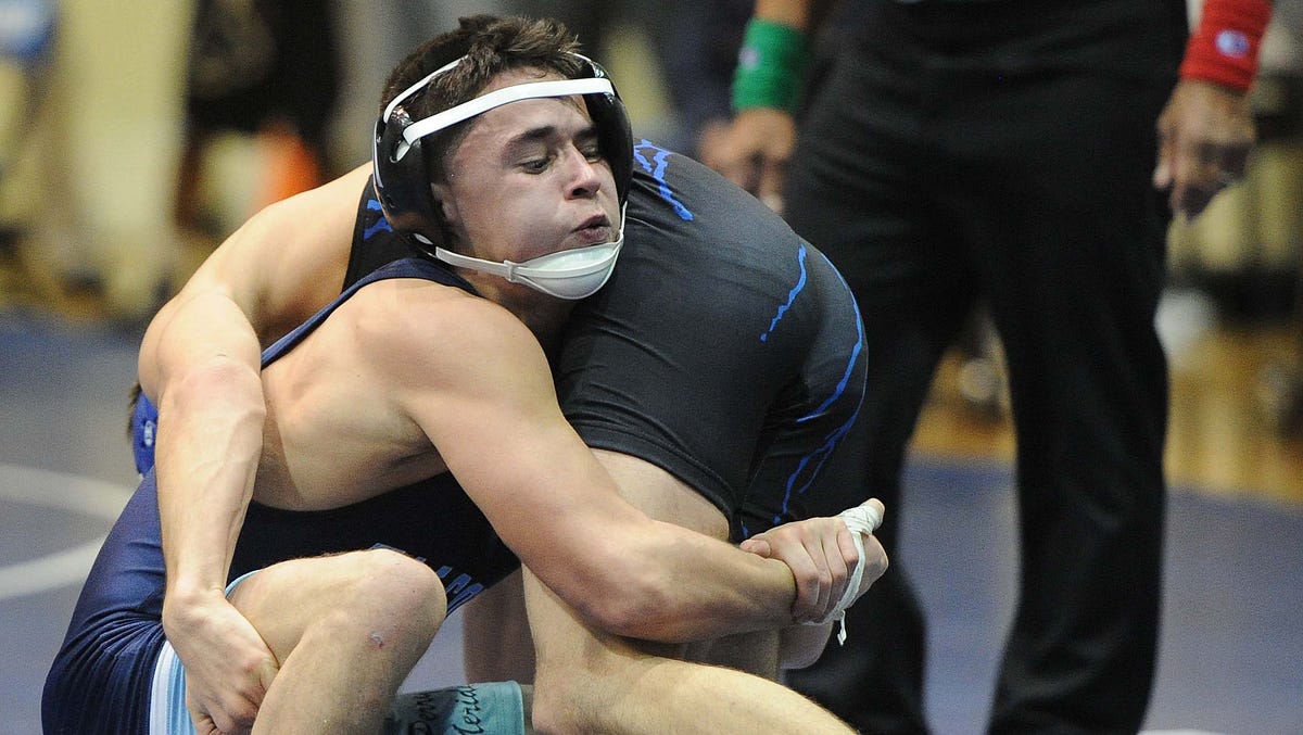 Marion County Wrestling Championship Action