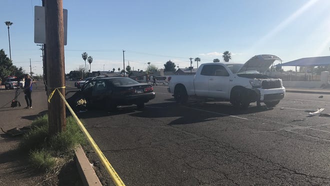 An accident on 43rd and Maryland Avenues in Phoenix on Sunday left two children dead. It was dispatched as a car-pedestrian accident