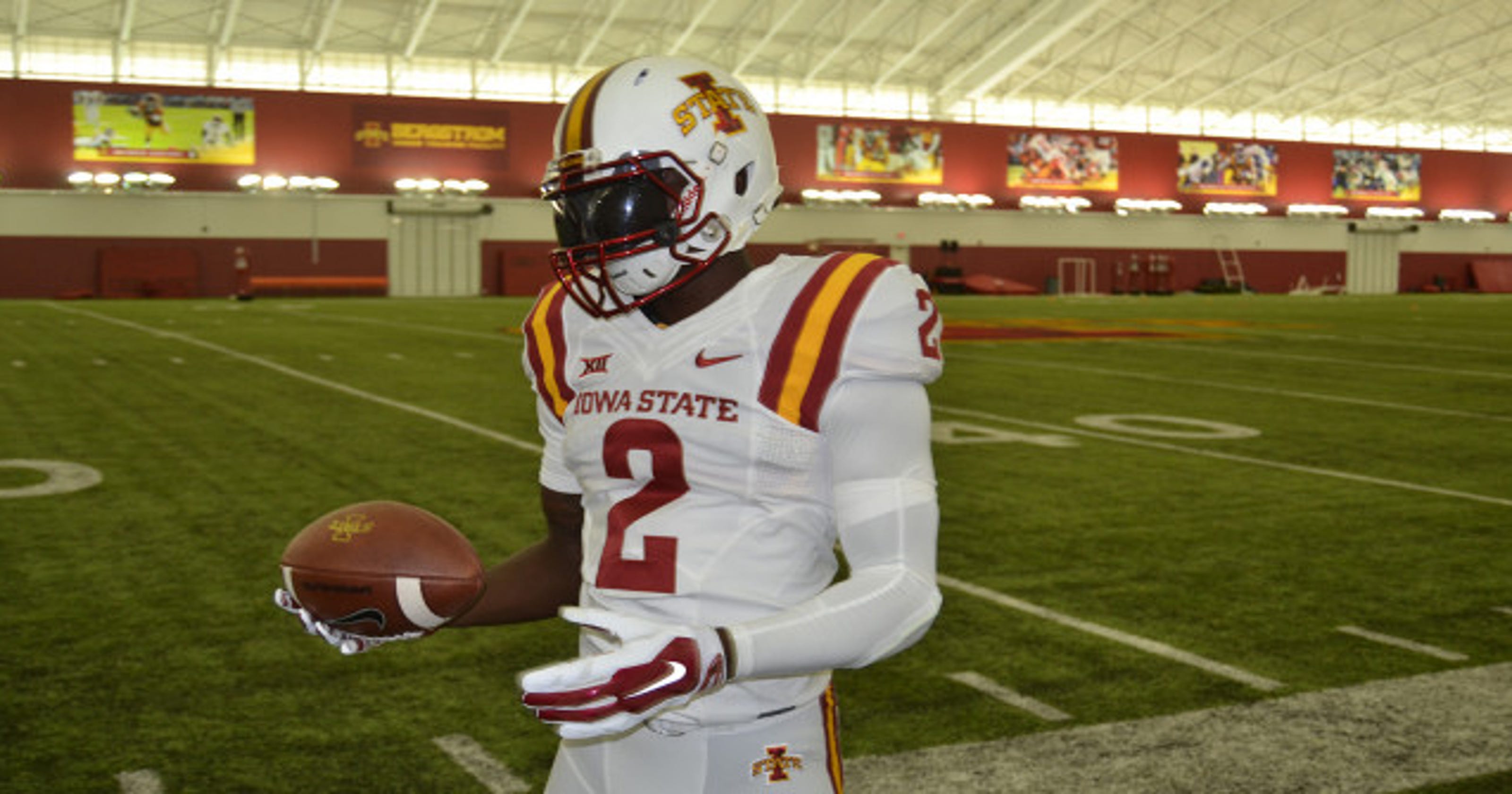 Iowa State football unveils a new alternative helmet