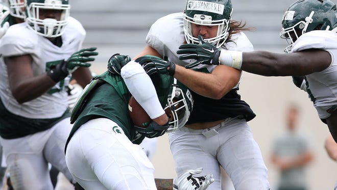 Michigan State held a scrimmage on Thursday, Aug. 10, 2017.
