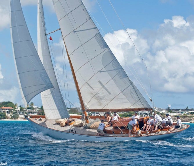 First held in 1936 when five trading schooners competed for bragging rights and small prizes, Mount Gay Round Barbados Race is one of the most anticipated of the racing season.