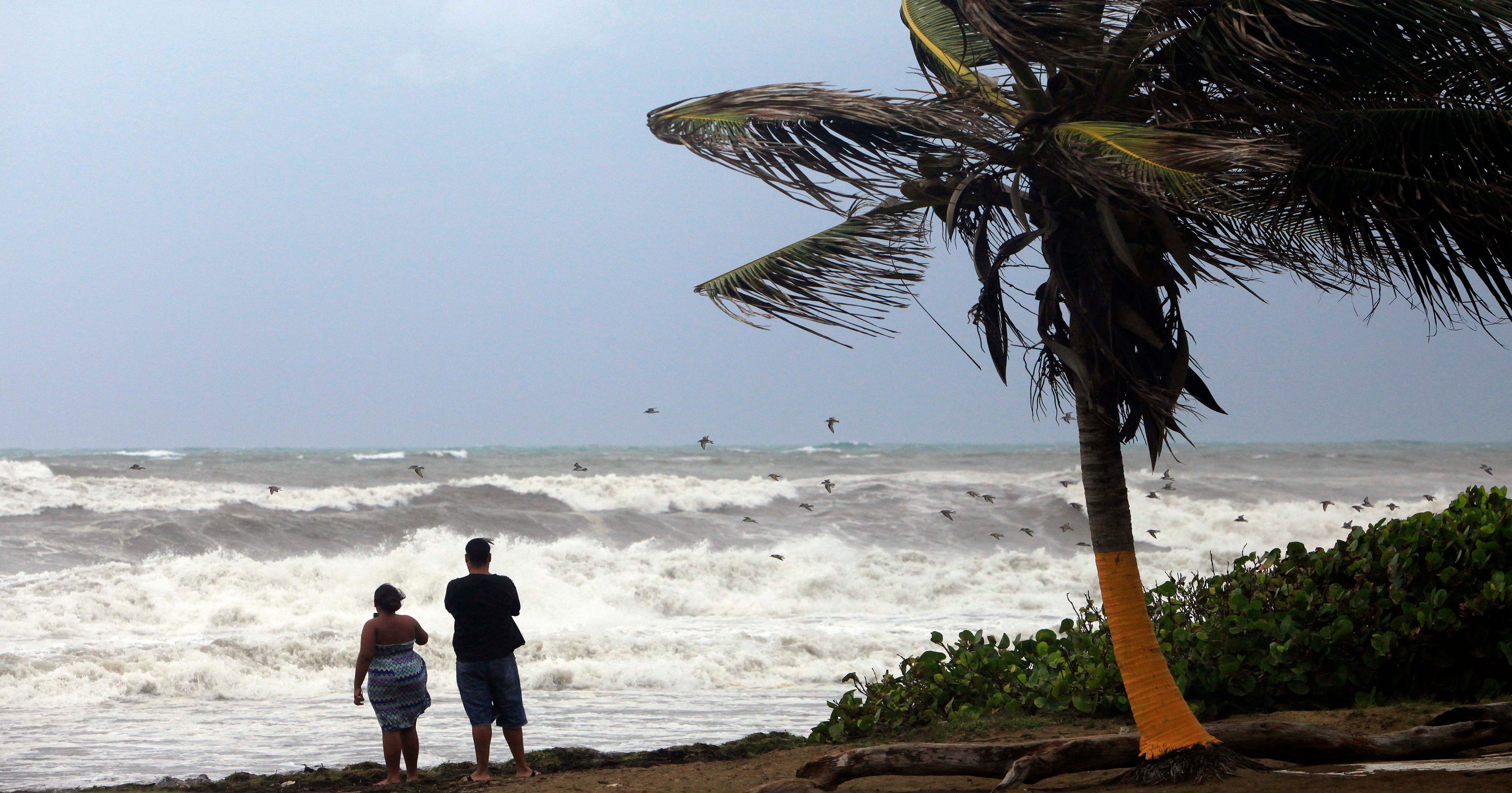 State of emergency in Florida as Tropical Storm Erika nears