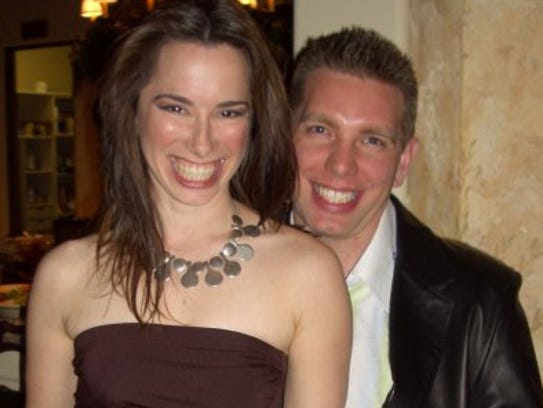 Annie (left) and Jason Fairbanks are pictured.