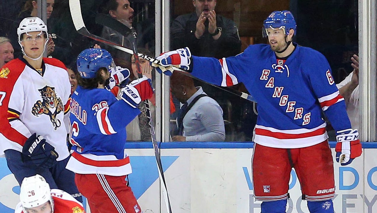 Rick Nash Henrik Lundqvist Star As Rangers Top Panthers