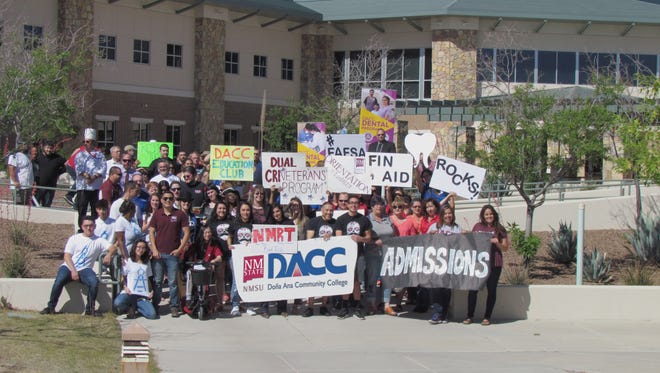 Students, faculty and staff at the Doña Ana Community College East Mesa campus.