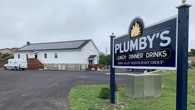 Matt and Ralph Plumb III own Plumby's, which is located inside the former grange building at the intersection of East Main Road and Aquidneck Avenue in Middletown.