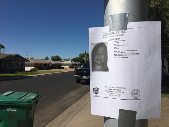 Posters for Leilani Miller, an 8-year-old Mesa girl