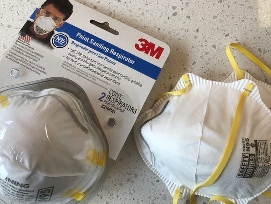 N95 face masks are meant to keep out small particles that can cause lung irritation. Experts recommend that those who need to be outside during the smoke and haze of the wildfires in northern California wear them to protect their breathing.