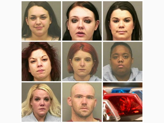 8 arrested in two prostitution stings.