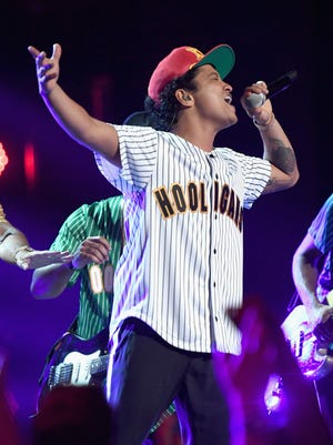 Bruno Mars performs at the 2017 BET Awards at Microsoft Theater on June 25, 2017, in Los Angeles.