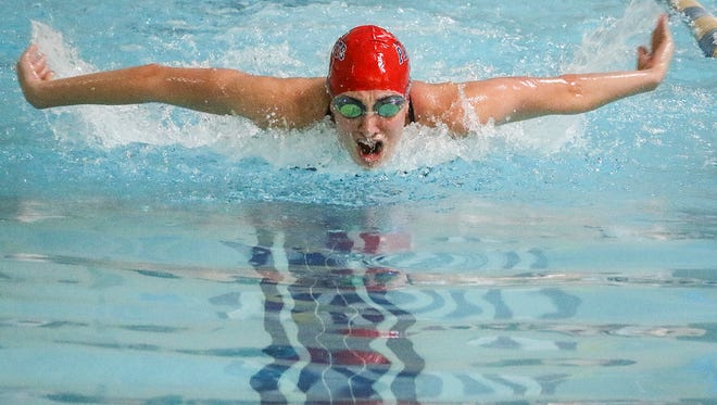Oakland Senior Rachel Massaro took second place in the Girls 200 IM at the 29th Doris Coady Rutherford County Invitational Saturday in Lebanon.