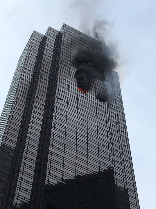 Trump Tower fire: 1 dead, four New York City firefighters hurt