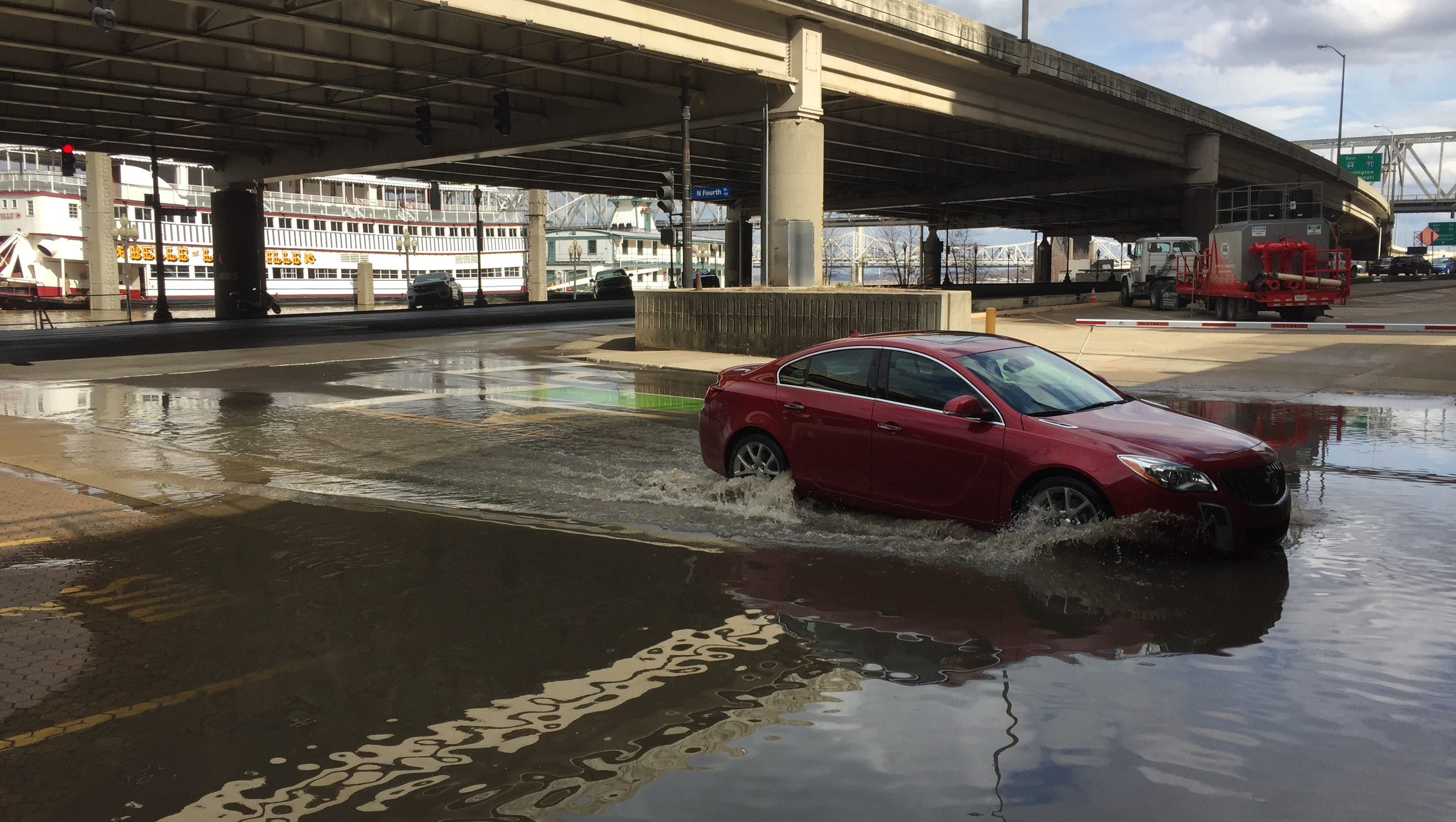 Moderate flooding across Louisville area in the forecast