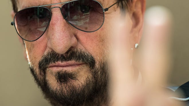 Ringo Starr on Sept.
 14, 2017, promoting his new album 'Give More Love' in London.