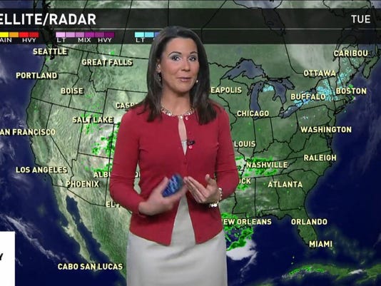Wednesday's forecast: Much of the country stays dry