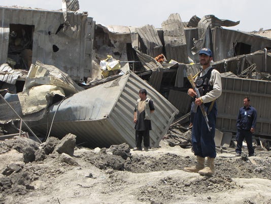 7 killed in Afghan attack on NATO compound