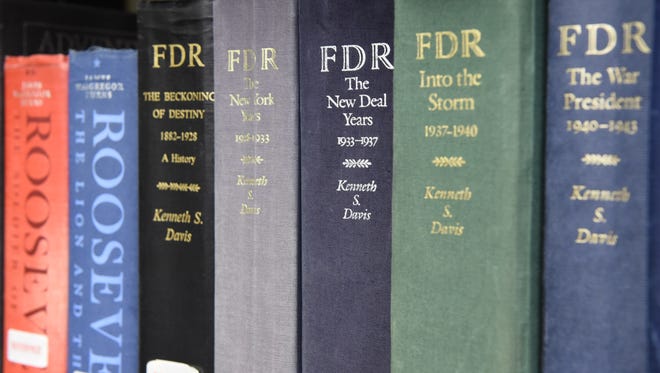 Research materials on the life and presidency of FDR at the FDR Presidential Library and Museum on Tuesday May 31, 2016. 