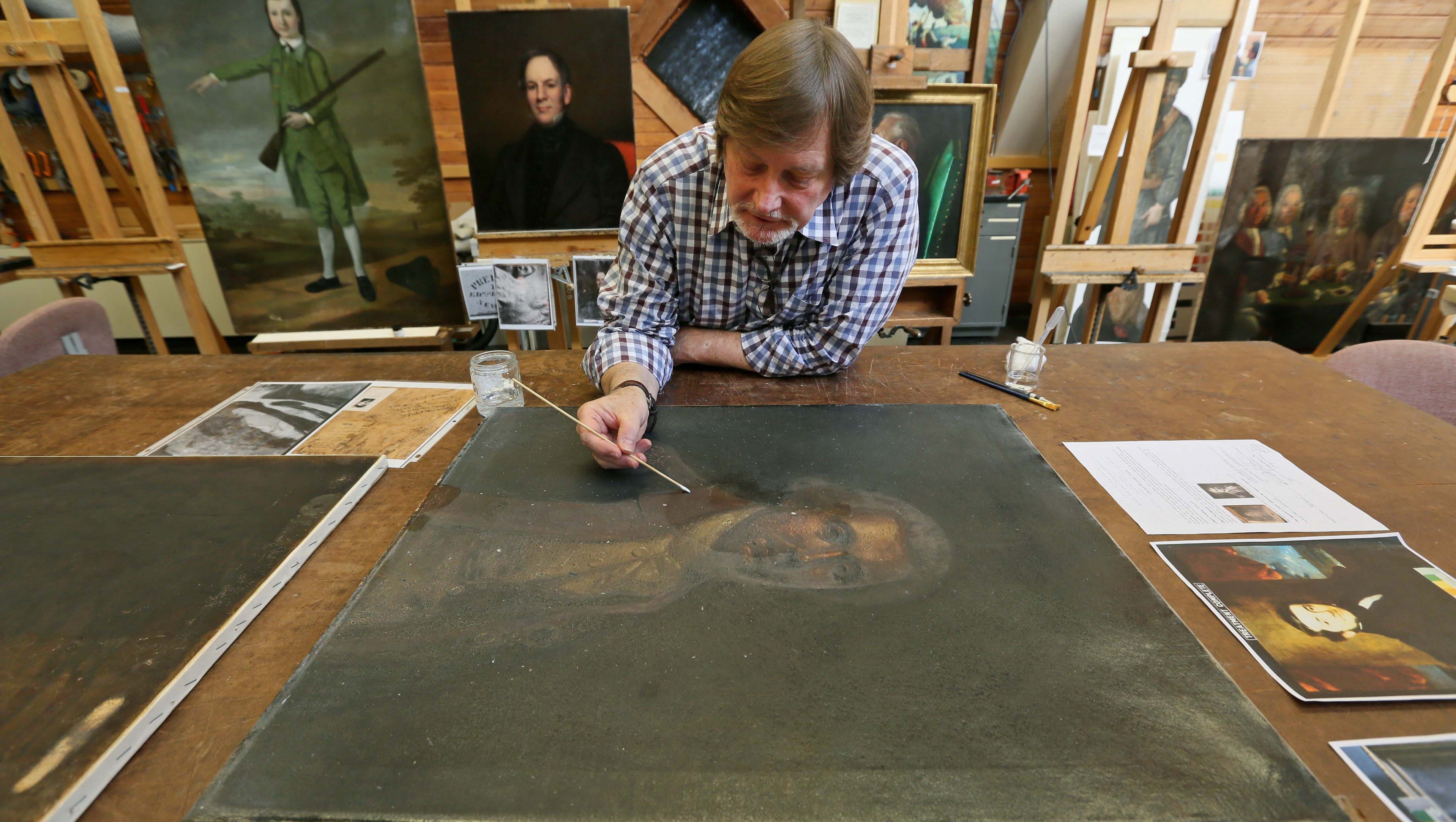 Paintings Damaged In Delaware Capitol Fire Given New Life