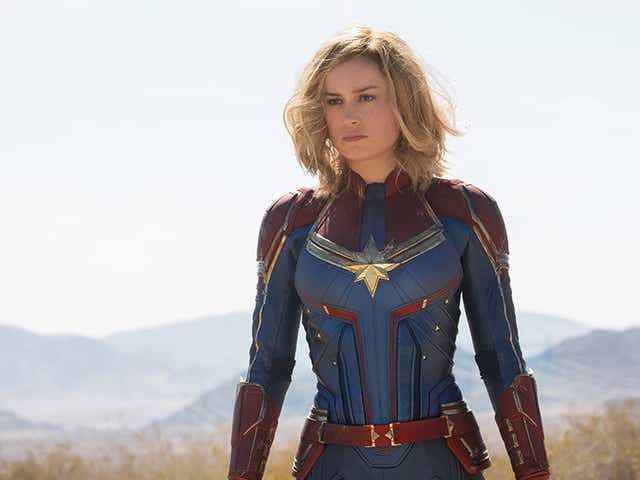 Captain Marvel Brie Larson S Superhero Blasts Off With 153m Debut