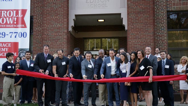 The grand opening of Keys Grace Academy Charter School on Thursday, August 6, 2015, in Madison Heights, MI. The school will be opening for the 2015-2016 school year and it will be focused on preserving Chaldean culture, history and language. 