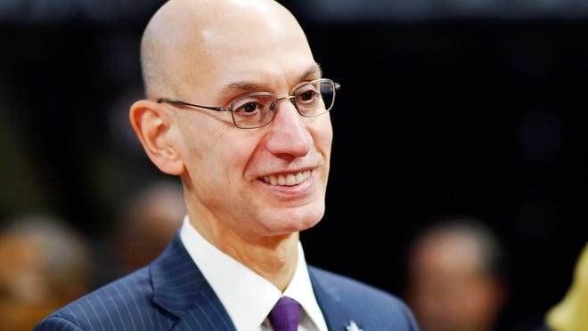 NBA Commissioner Adam SIlver says the effort to eliminate marijuana from the league's banned substance is a complicated issue.