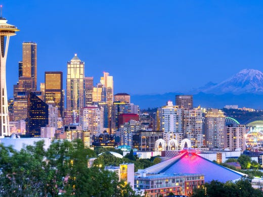 5. Washington: Personal income growth (2012-2017):  +18.2%. Major tech companies like Amazon are likely the key catalysts behind Washington's high personal income growth. Some 3.8% of workers in Washington are employed in the information industry, a higher share than in any other state. The state's tech industry has undergone massive growth over the last decade, with the number of jobs ballooning 23.5% over the last 10 years.