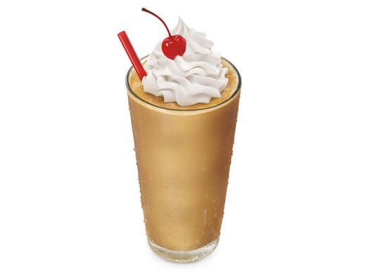 <strong>3. Sonic: Peanut Butter Shake&nbsp;</strong><br />
<strong>&bull; Calories:</strong> 1,490<br />
<strong>&bull; Serving:</strong> Large<br />
<strong>&bull; Fat content (trans fat):</strong> 2.0 grams<br />
<strong>&bull; Sodium:</strong> 770 mg<br />
<strong>&bull; Sugar:</strong> 91.0 g