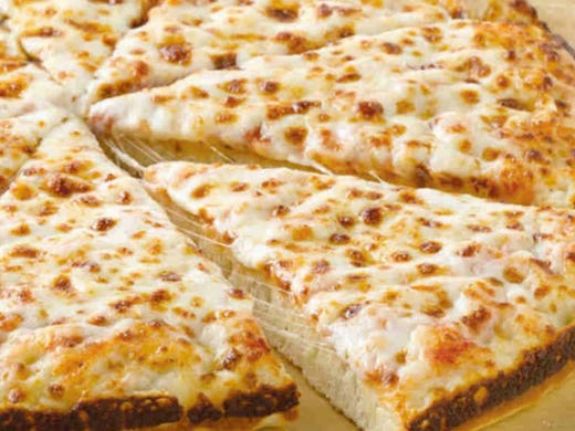 <strong>Papa John&#39;s:&nbsp;</strong><strong>Cheese pizza</strong>