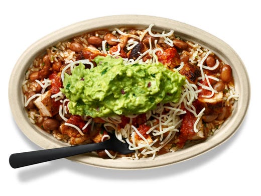 <strong>Chipotle: </strong><strong>Chicken bowl</strong>