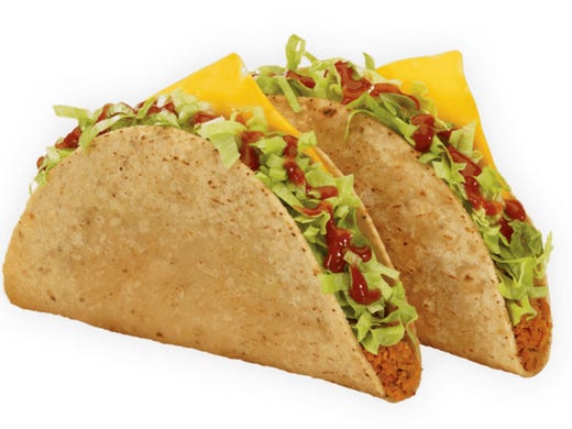 <strong>Jack in the Box:&nbsp;</strong><strong>Two Tacos</strong>