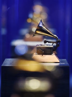 Grammy trophies — which have evolved over the decades — are on display at the Grammy Museum Mississippi in Cleveland.