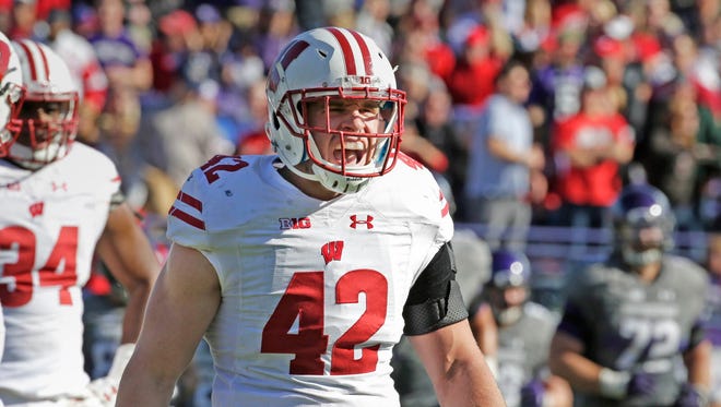 Wisconsin linebacker T.J. Watt has been working his way back from a painful left shoulder injury.