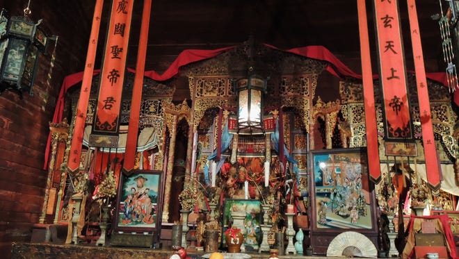 The temple and the objects in it represent and pay tribute to the past.