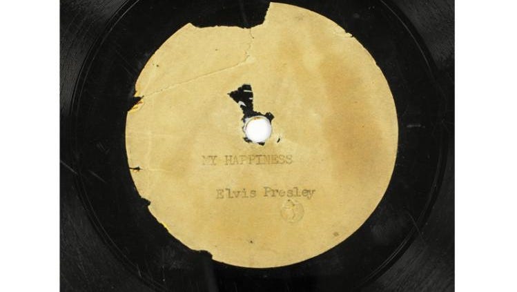 Elvis' first recording going on the market