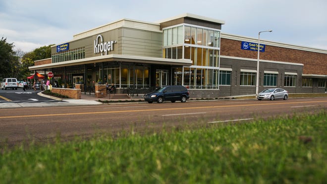 The Union Avenue Kroger, pictured in 2016, is now offering the company's "Pickup" service.