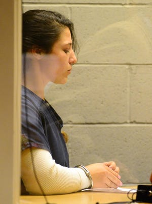 Niya Breann Sosa-Martinez appears during her arraignment at the Marion County Court Annex on Monday, Oct. 27, 2014.