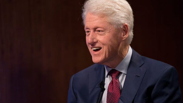 Former president Bill Clinton sits down with USA...