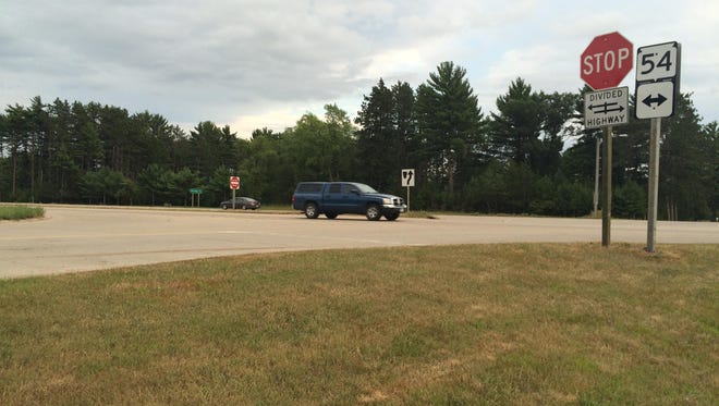 The Wisconsin Department of Transportation wants to install a J-turn intersection at highways 54 and U.