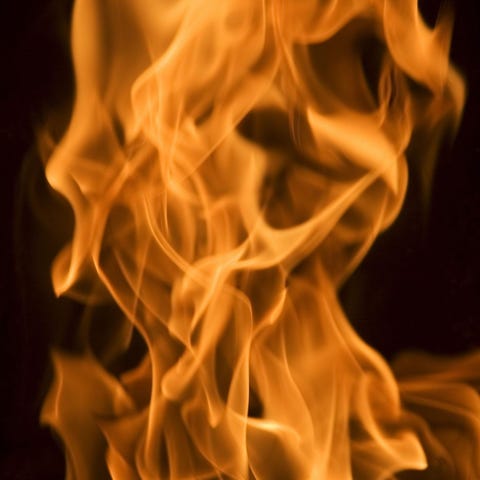 Stock image of fire.