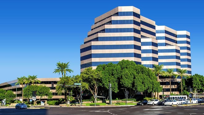ViaWest Group and AllianceBerstein paid $163.1 million for the Biltmore Financial Center is at 24th Street and Camelback Road in Phoenix.