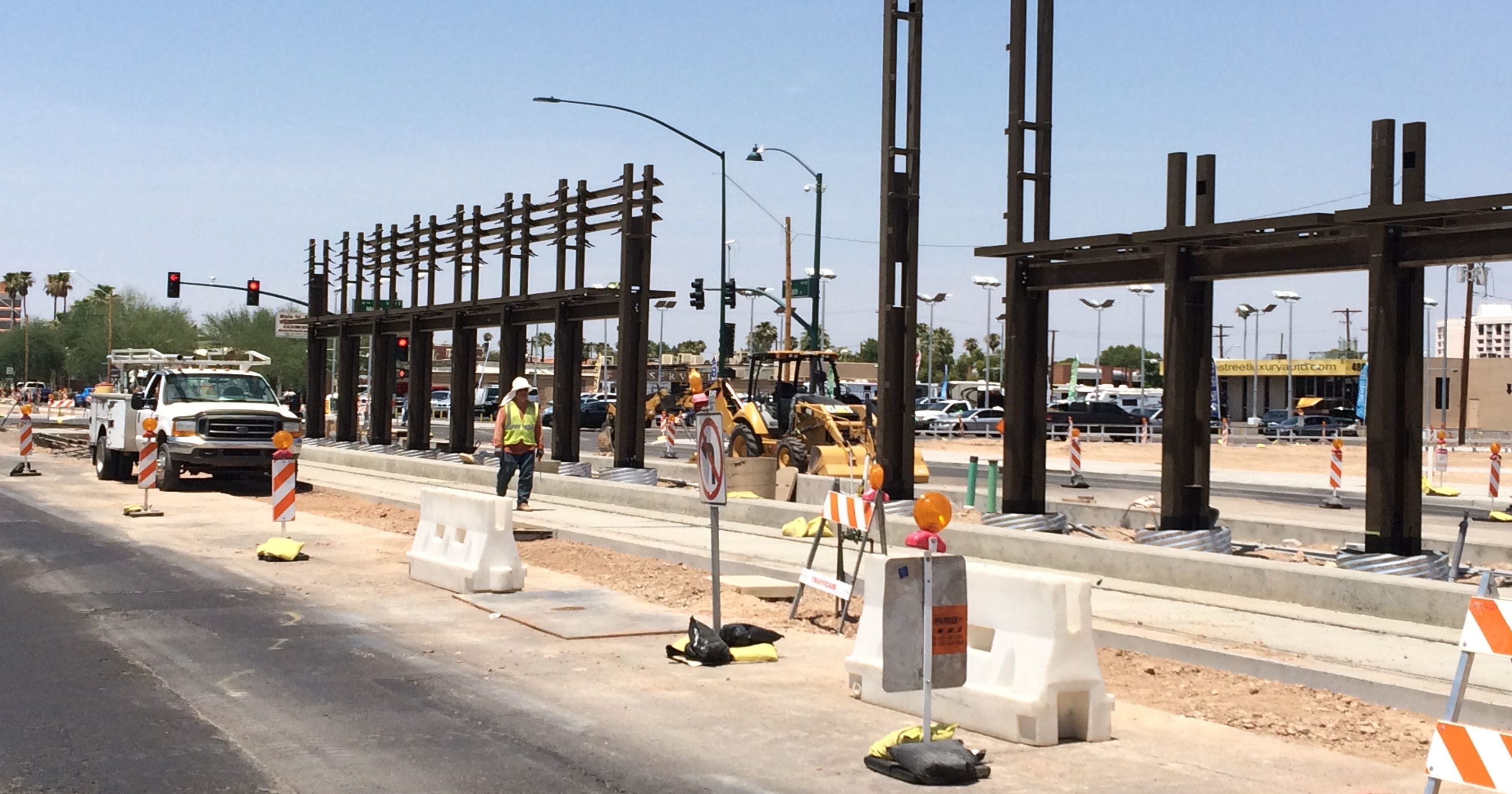 Downtown Mesa Light rail Construction Approaching End downtown-mesa-light-rail-construction-approaching-end