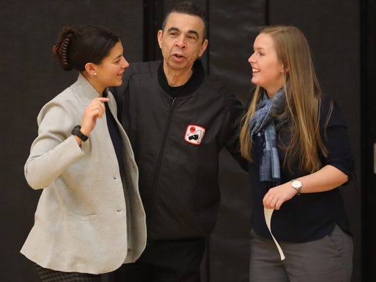 Horace Greeley girls basketball coach Sarah Schum,