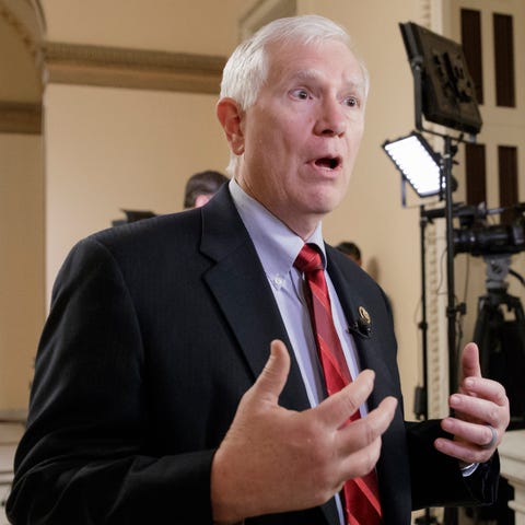 Rep. Mo Brooks, R-Ala. is interviewed on Capitol...