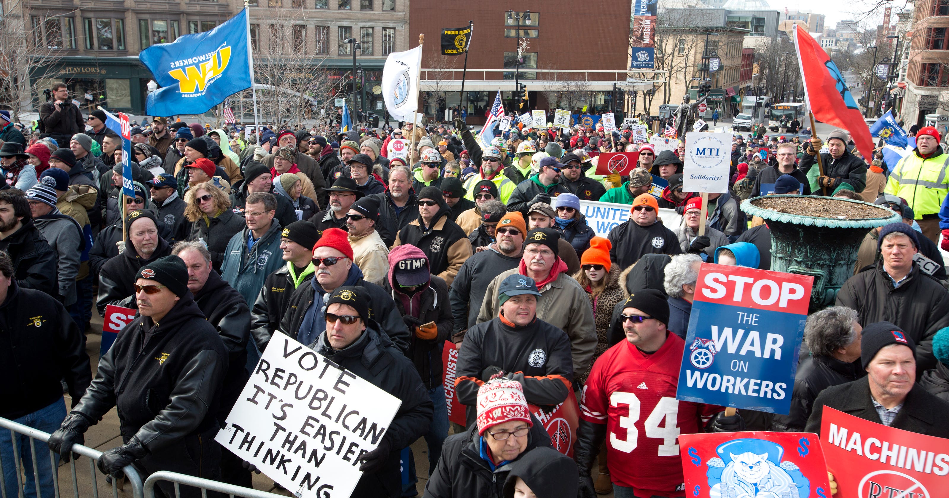 Local unions dismayed by righttowork