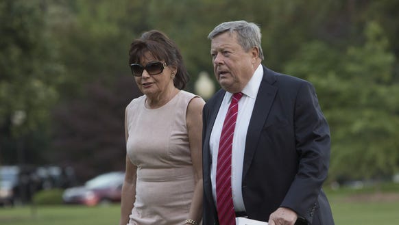 Viktor Knavs and Amalija Knavs, parents of first lady