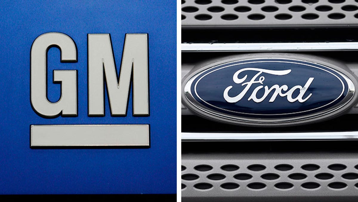 General Motors and Ford logos